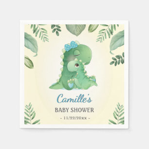 Blue Boy Wild Dinosaur Baby shower Sprinkle Table Servet