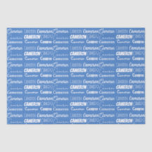  Blue Boys Naam Font Collage