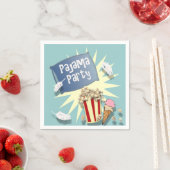 Blue Boys Sleepover Pajama Party servet (Insitu)