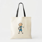 Blue Boys Soccer Bag Tote Bag (Voorkant)