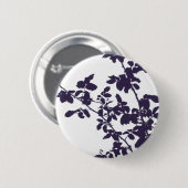 Blue Branches Button (Voorkant /achterkant)