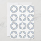 Blue Branches Wedding Uitnodiging (Achterkant)