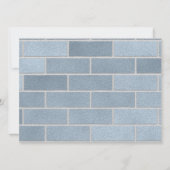 Blue Brick-muur Kaart (Voorkant)