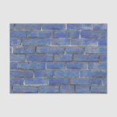 Blue Brick Pattern Tissuepapier (Voorkant)