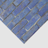 Blue Brick Pattern Tissuepapier (Detail)
