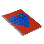 Blue Bricks op het Red Heart Notitieboek (Rechterzijde)
