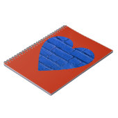 Blue Bricks op het Red Heart Notitieboek (Linkerzijde)