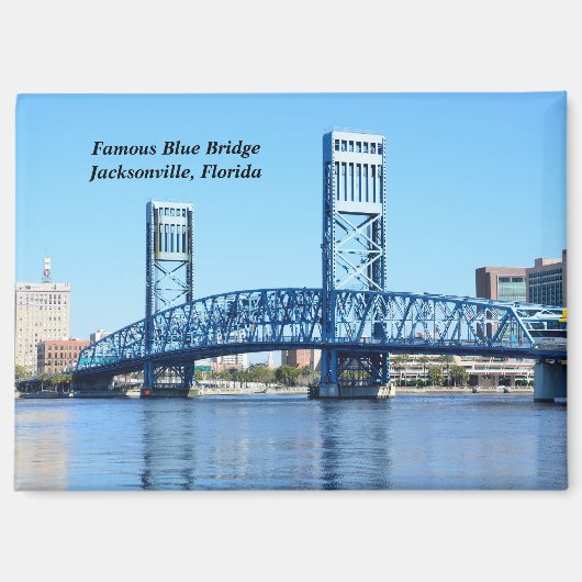 Blue Bridge Jacksonville, Florida Magneet (Voorkant)