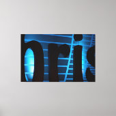 Blue Bris - Grote Ingepakte Canvas Kunstprint Afdruk (Voorkant)