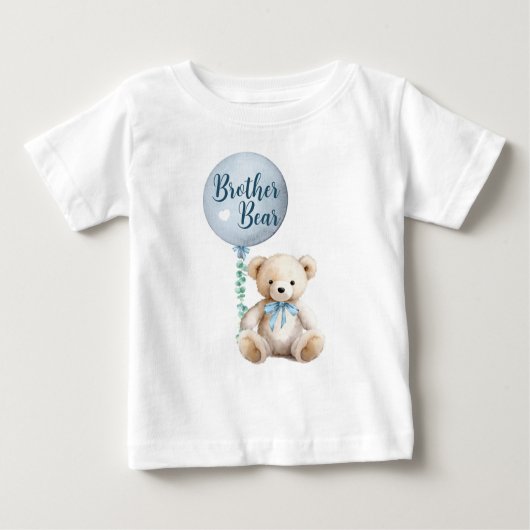 Blue Brother Beer Baby shower T-shirt (Voorkant)