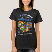 Blue Brother Puzzle Special Autisme Awareness T-shirt (Voorkant)