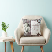 Blue Brown Ladybug Baby Keepomwille Pillow Kussen (Stoel)
