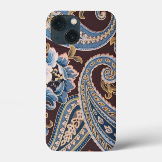 Blue Brown  Paisley New Case-Mate iPhone Case (Achterkant)