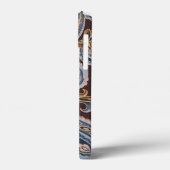 Blue Brown  Paisley New Case-Mate iPhone Case (Achterkant / Links)