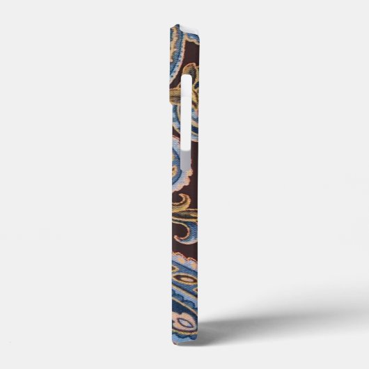 Blue Brown Paisley New Case-Mate iPhone Case (Achterkant / Links)