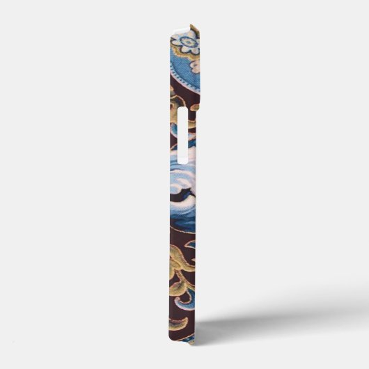 Blue Brown Paisley New Case-Mate iPhone Case (Achterkant / Rechts)