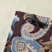 Blue Brown Paisley New Strandlaken (In situ)