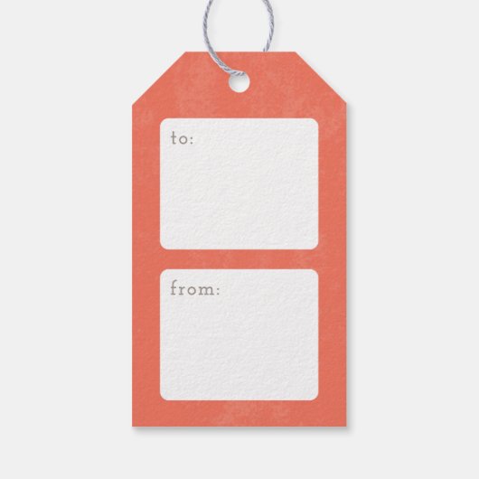 Blue Brown Red Bon Voyage Party voor Label Cadeaulabel (Achterkant)