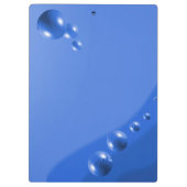 Blue Bubble Abstract Klembord (Achterkant)