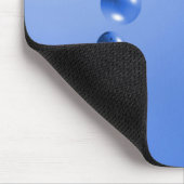 Blue Bubble Abstract Muismat (Hoek)