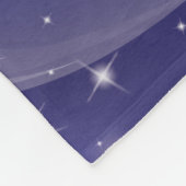 Blue Bubble Hearts Cute Girly 90's Style Fleece Deken (Hoek)