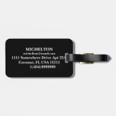 Blue Bubble, speciaal aangepast Bagagelabel (Achterkant horizontaal)