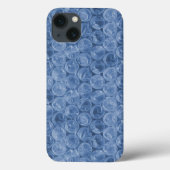 Blue bubble wrap Hoesje-Mate iPhone case (Achterkant)