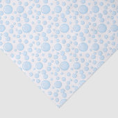 Blue Bubbles Cadeaupapier Tissuepapier (Detail)