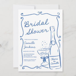 Blue Bubbly Vrijgezellenfeest Champagne Brunch Uit Kaart