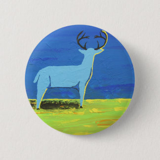 Blue Buck Ronde Button 5,7 Cm
