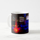 Blue Buckingham Fountain Coffee Mok (Voorkant links)