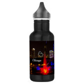 Blue Buckingham Fountain Stainless Steel Water Bot Waterfles (Links)