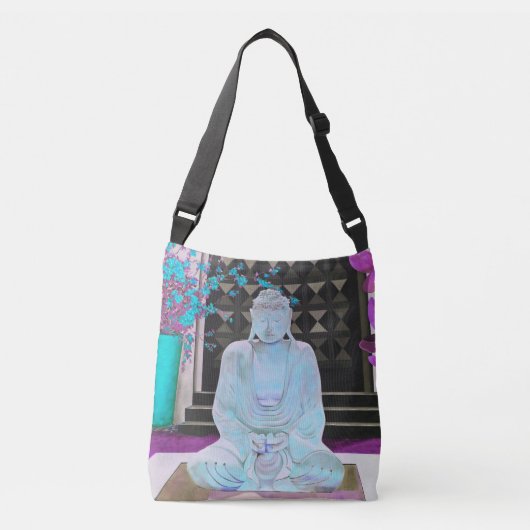Blue Buddha Crossbody Bag Tas (Voorkant)