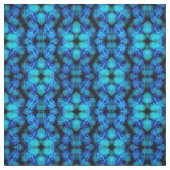 Blue Buddha Kaleidoscoop Stof (Swatch)