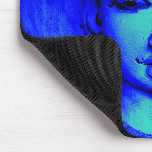 Blue Buddha Mousepad Muismat (Hoek)