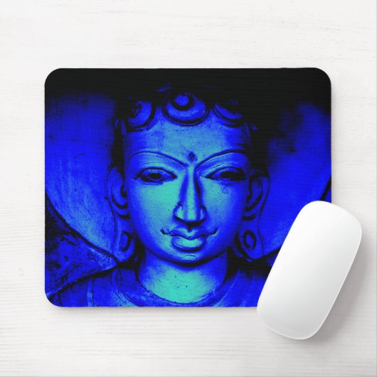 Blue Buddha Mousepad Muismat (Met muis)