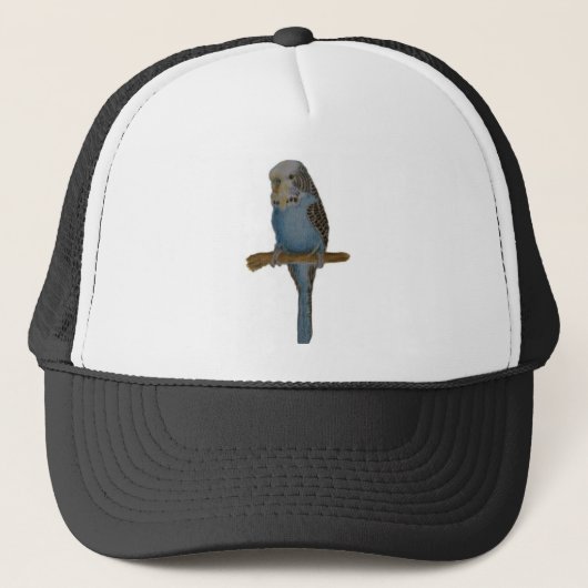 Blue Budgie Art Trucker Pet (Voorkant)