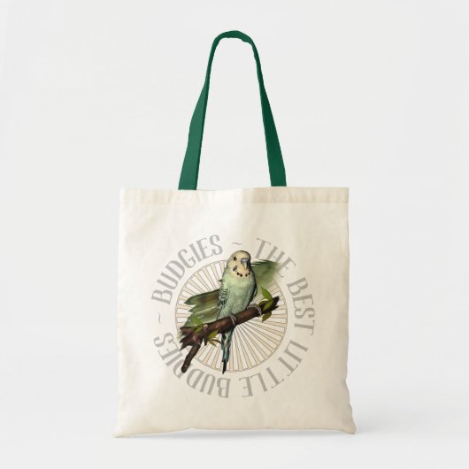 Blue Budgie Best Buddy Tote Bag (Voorkant)