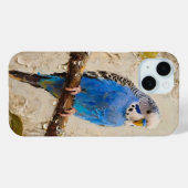 Blue Budgie Case-Mate iPhone Case (Achterkant (horizontaal))