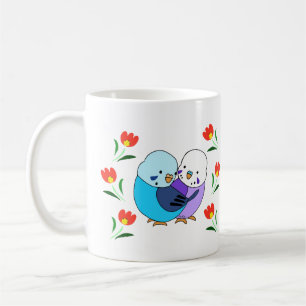 Blue Budgie Paraket Cute pet-liefdescadeau  Koffiemok
