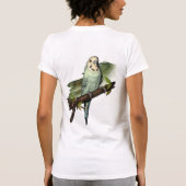 Blue Budgie Personalized Art T-shirt (Achterkant)