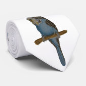 Blue Budgie Stropdas (Opgerold)