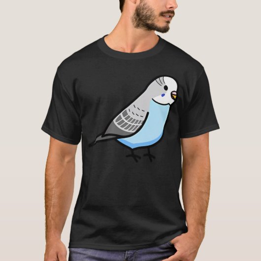 Blue Budgie T-shirt (Voorkant)