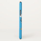 Blue Budgie Waterverf bloemenGalaxy Phone Case S5 (Achterkant / rechts)