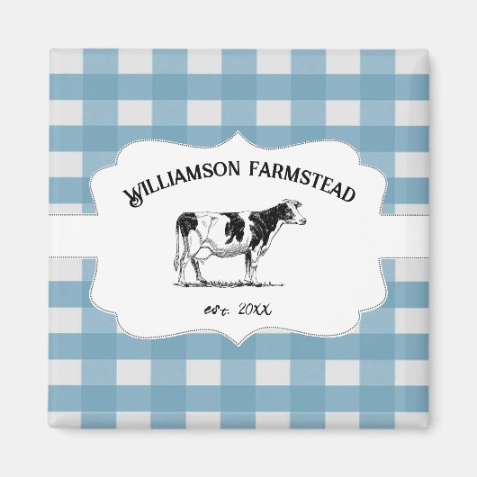 Blue Buffalo Boerderij Koe Magnet (Voorkant)