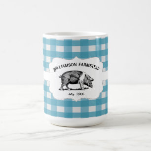 Blue Buffalo Boerderij Pig Coffee Mok