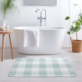Blue Buffalo Check | Moderne bosbouw Badmat