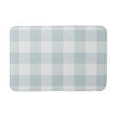 Blue Buffalo Check | Moderne bosbouw Badmat (Voorkant)