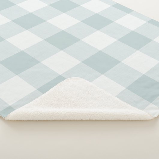 Blue Buffalo Check | Moderne bosbouw Sherpa Deken (3/4)