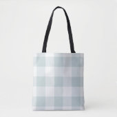 Blue Buffalo Check | Moderne bosbouw Tote Bag (Voorkant)